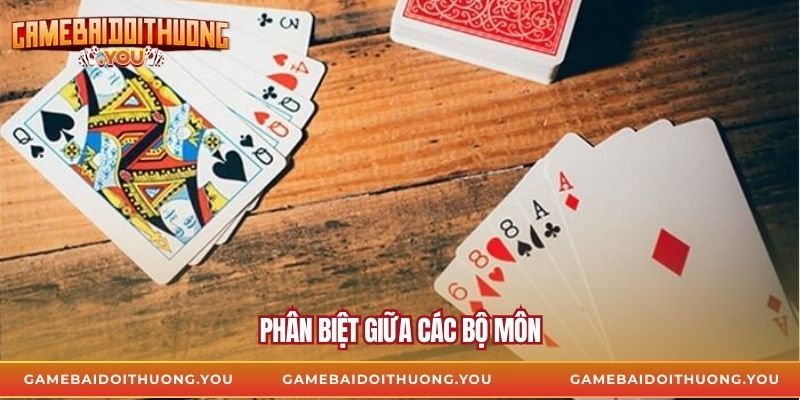 Phân biệt giữa các bộ môn